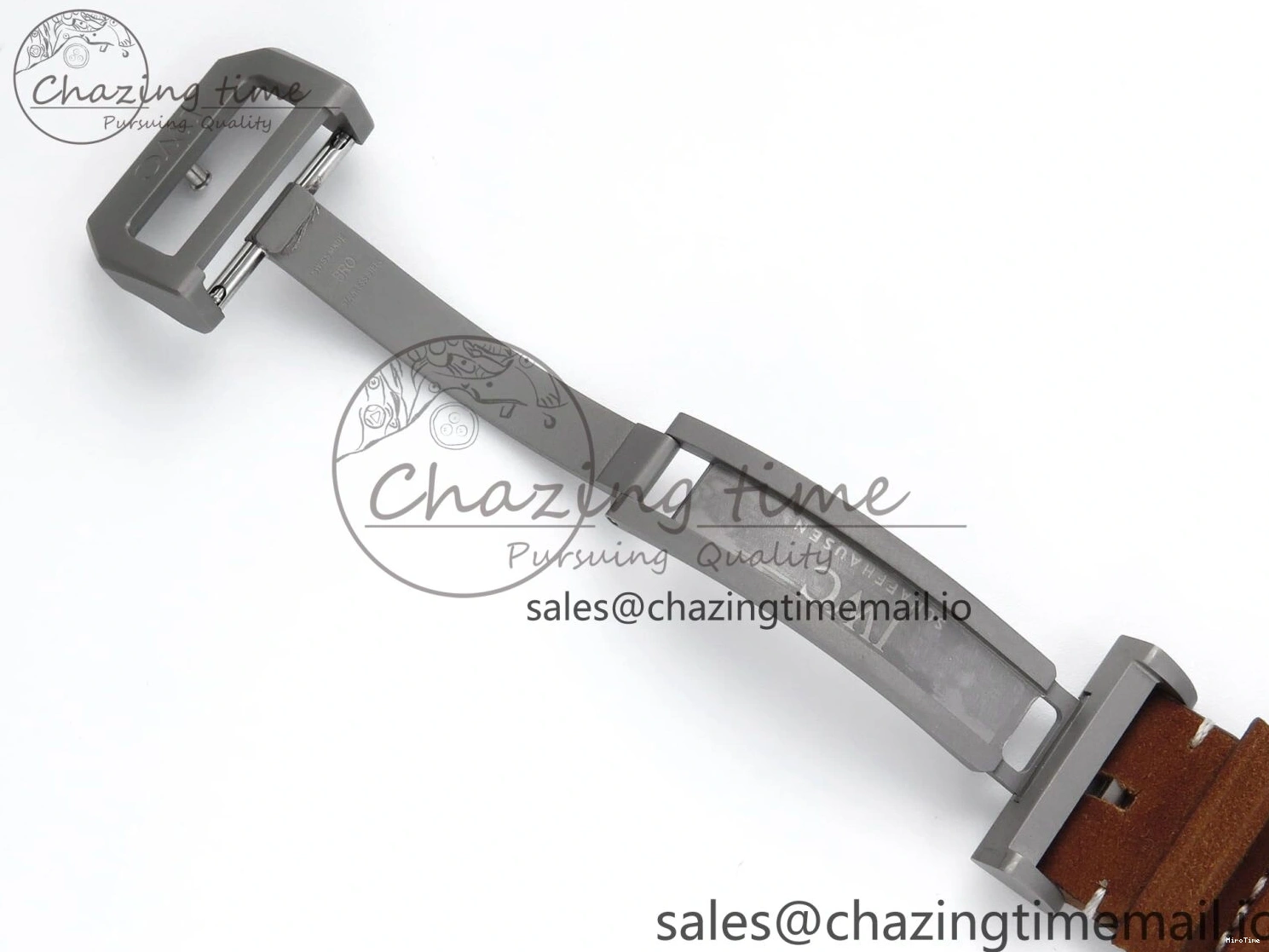 MIROTIME 0504 Big Pilot IW329701 M+F 1:1 Best Edition Black Dial on Brown Leather Strap MY RelaxedFit 7005